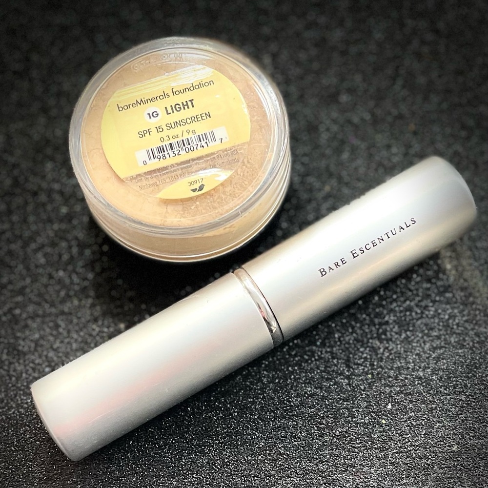 *NEW*BAREMINERALS Loose Powder Foundation 1G Light-.3oz 💛FREE GIFT RetractBrush